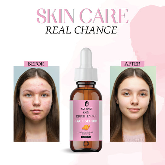 Skin Brightening Serum for Glowing & Even Skin Tone | Dark Spot Removal | Hydrating & Lightweight Face Serum for Radiant Skin