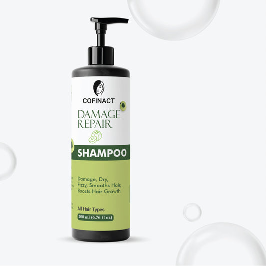 Damage Repair Shampoo – Strengthens & Restores Damaged Hair, Replenishes Moisture, Sulfate-Free, Suitable for All Hair Types